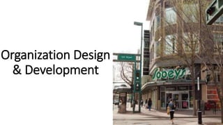 Organization Design
& Development
 