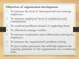 Organization development | PPTX