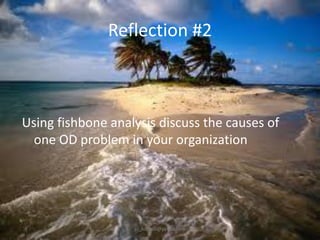 Reflection #2

Using fishbone analysis discuss the causes of
one OD problem in your organization

jo_bitonio@yahoo.com

 