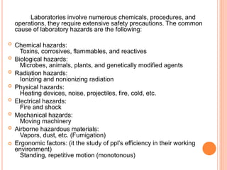 Organization of laboratory | PPTX