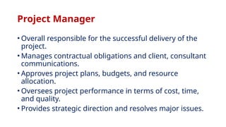 Comprehensive Overview of Construction Project Team Roles and ...