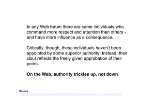 Those closest to the
front line are going to be
better placed to understand
the increasing demands of
an informed customer and
need to be able to respond
to those demands.
Peter Russian
http://www.mixhackathon.org/hackathon/contribution/how-leaders-and-managers-see-their-purpose
http://www.mixhackathon.org/hackathon/contribution/12-enemies-organizational-adaptability
 