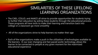 Organizations for Lifelong Learning