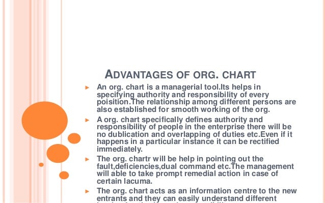 Advantages Of Organizational Chart