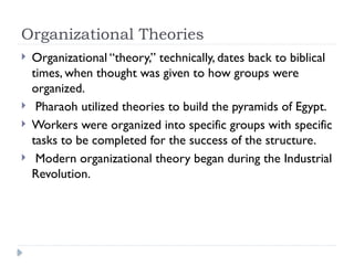 Organization structure , function & theories1.pptx