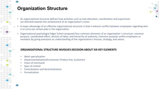 nike organizational structure