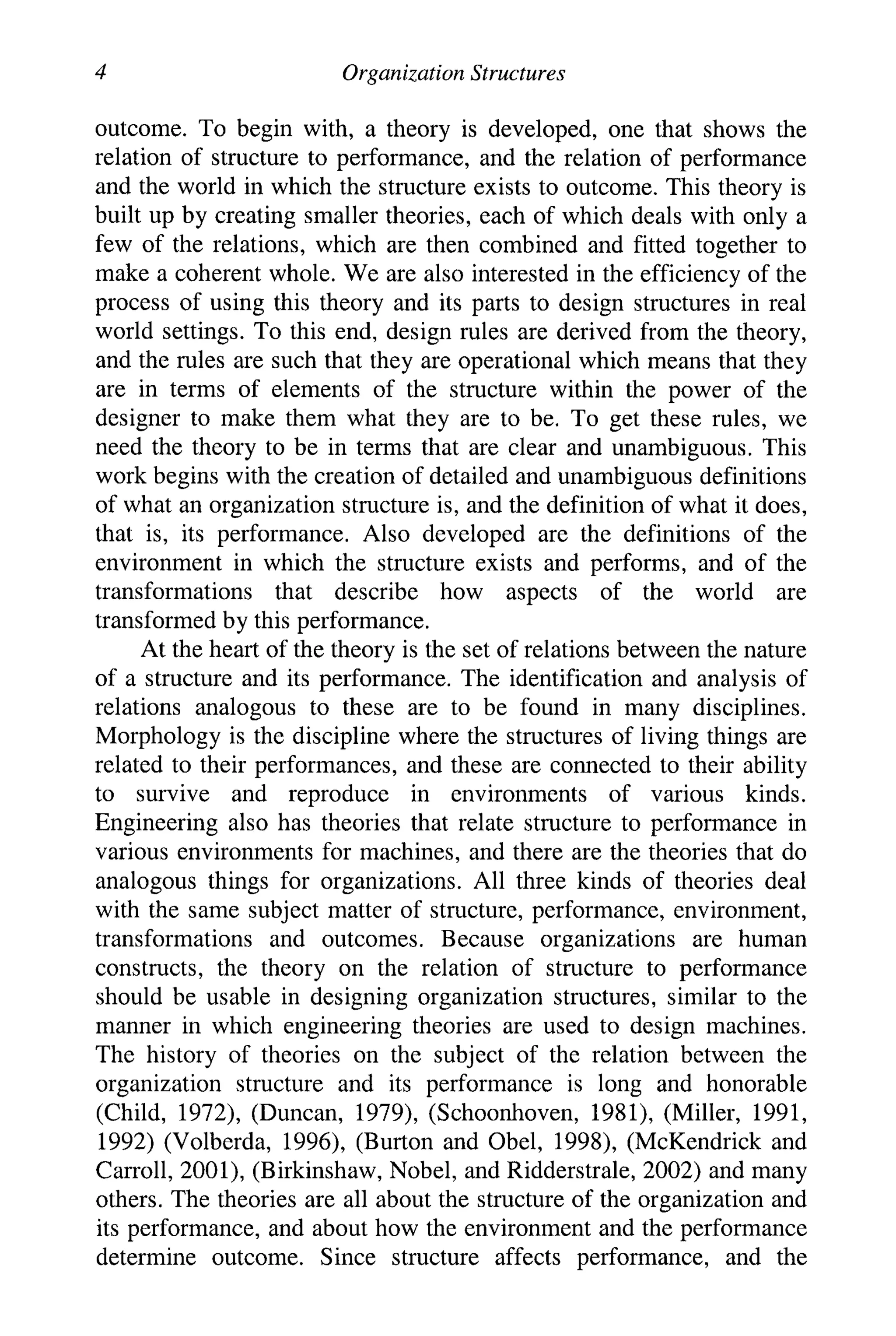 Organization Structures, Theory and Design, Analysis and Prescription ...
