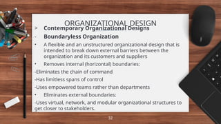 ORGANIZATION AND STRUTURE DESIGN POWERPOINT PRESENTATION | PPTX