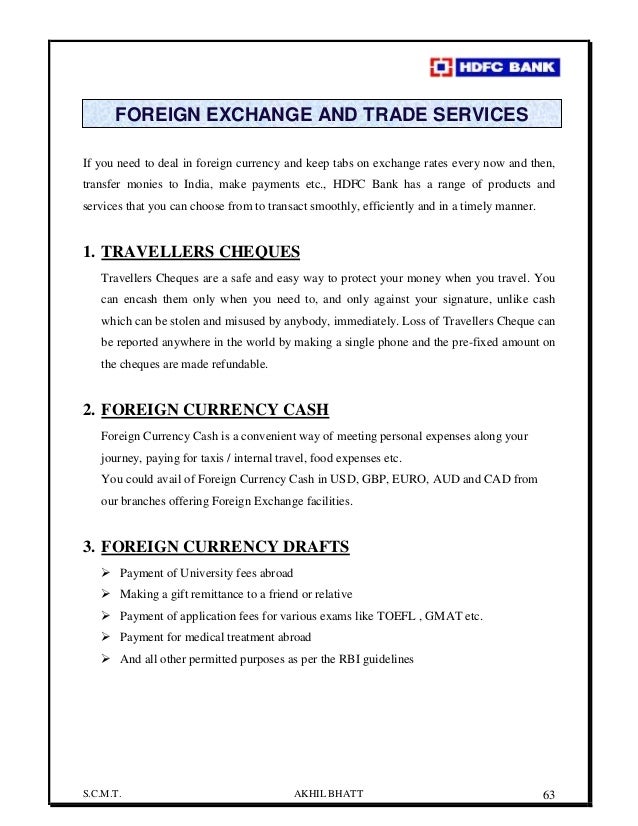 Organization Study On Hdfc Bank - 