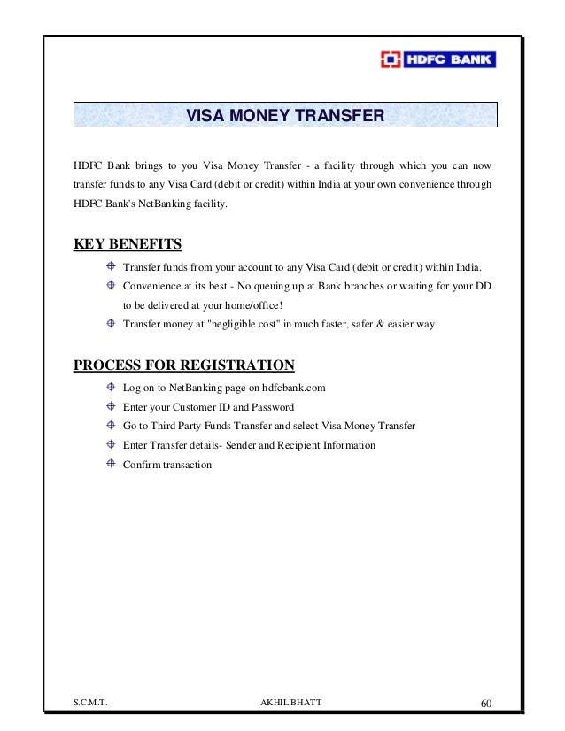 Organization Study On Hdfc Bank - 