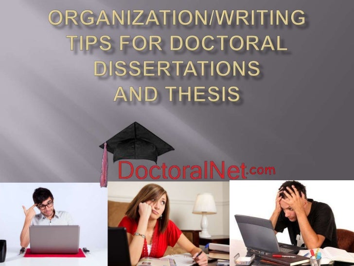 Organization writing tips