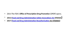 Opdp organizaton of usfda Regulatory affairs. | PPTX