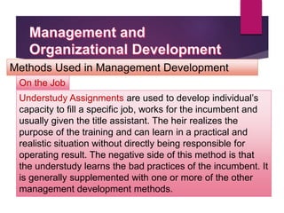 Organizatrional and career development | PPTX
