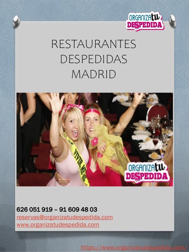 Restaurantes Para Despedidas De Soltero A En Madrid