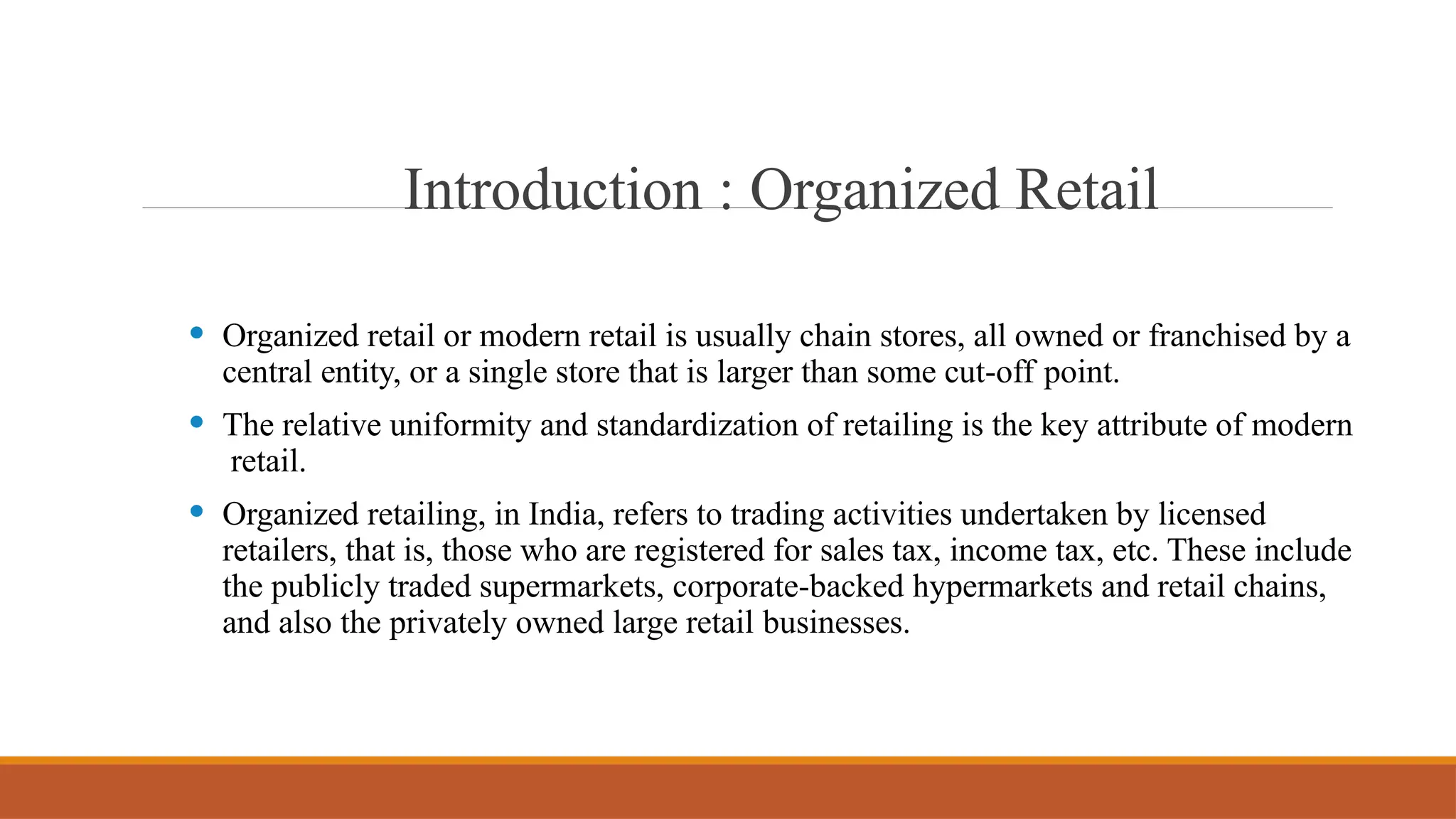 Organized Retail Meaning Advantages And Examples