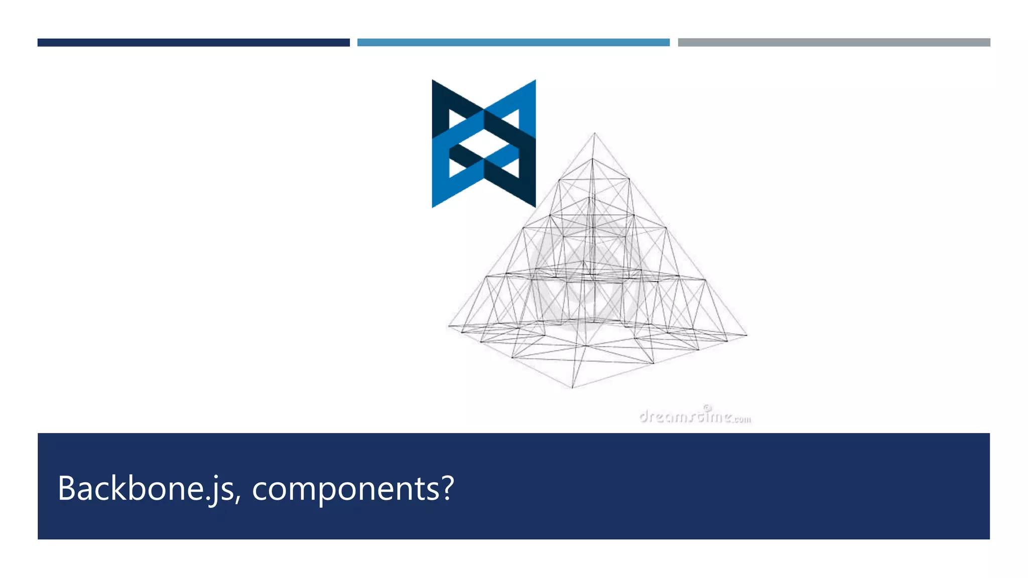 Backbone.js, components?
 