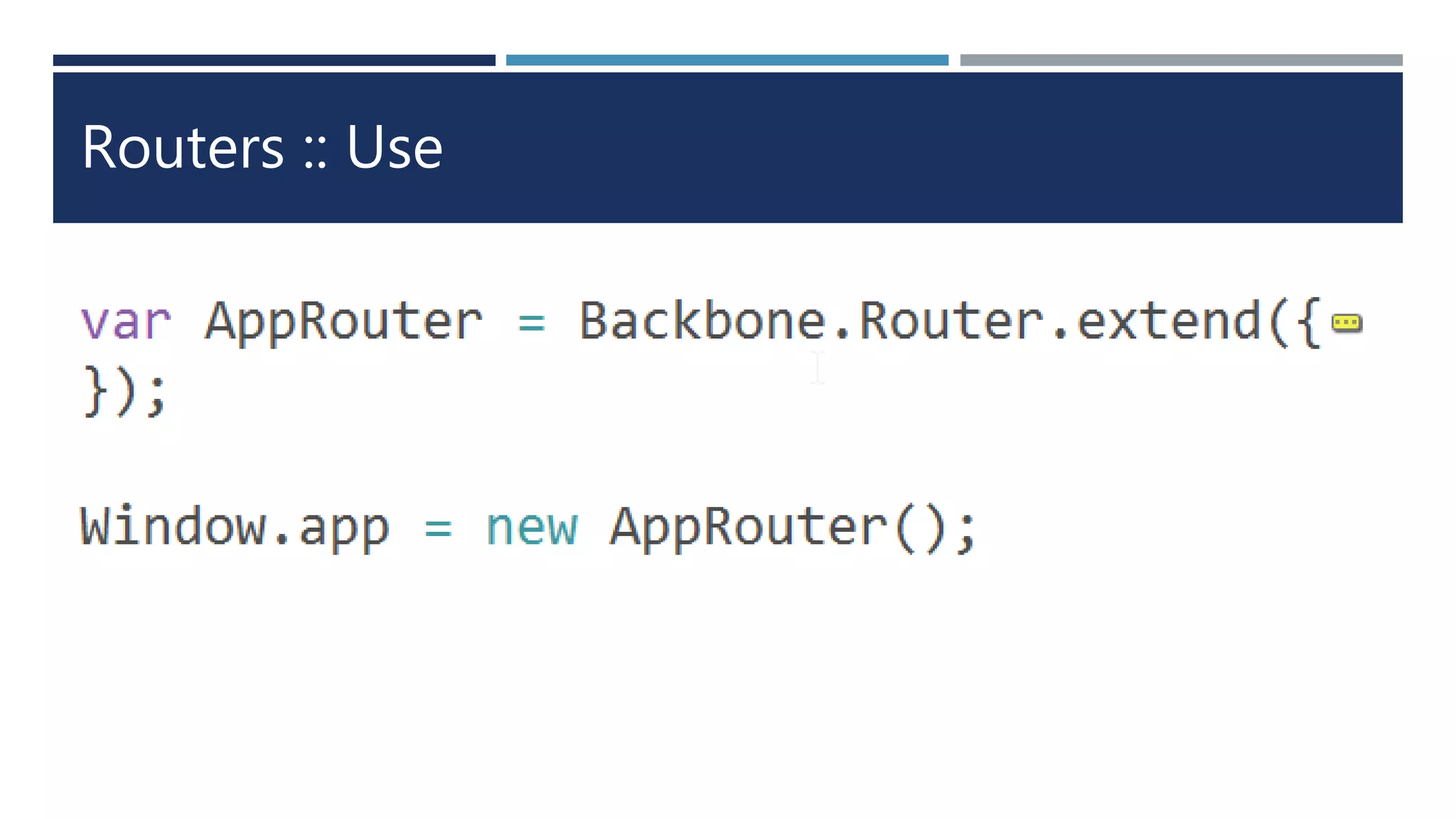 Routers :: Use
 