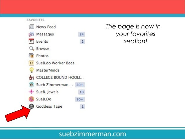 how to organize your facebook with favorites