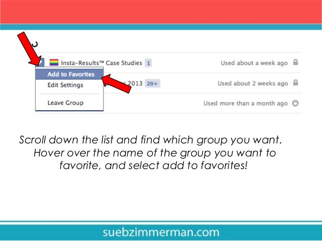 how to organize your facebook with favorites