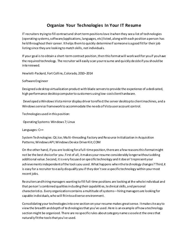 Smallest You Can Make Your Resume Font Smallest You Can Make Your Resume Font