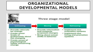 ORGANIZATIONAL
DEVELOPMENTAL MODELS
 
