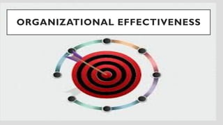 ORGANIZATIONAL EFFECTIVENESS
 