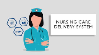 NURSING CARE
DELIVERY SYSTEM
 