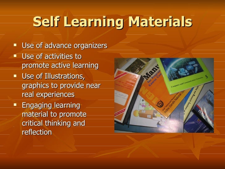Organizing Learning Experiences in Distance Education