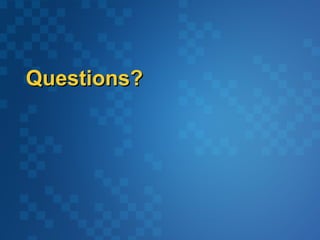 Questions? 