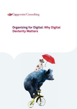 Organizing for Digital: Why Digital
Dexterity Matters
 