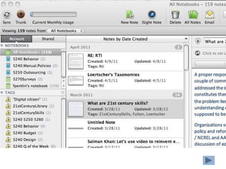 Bookmarking applications - Evernote