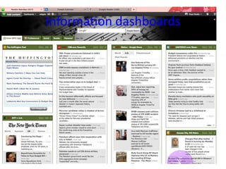 Information dashboards
