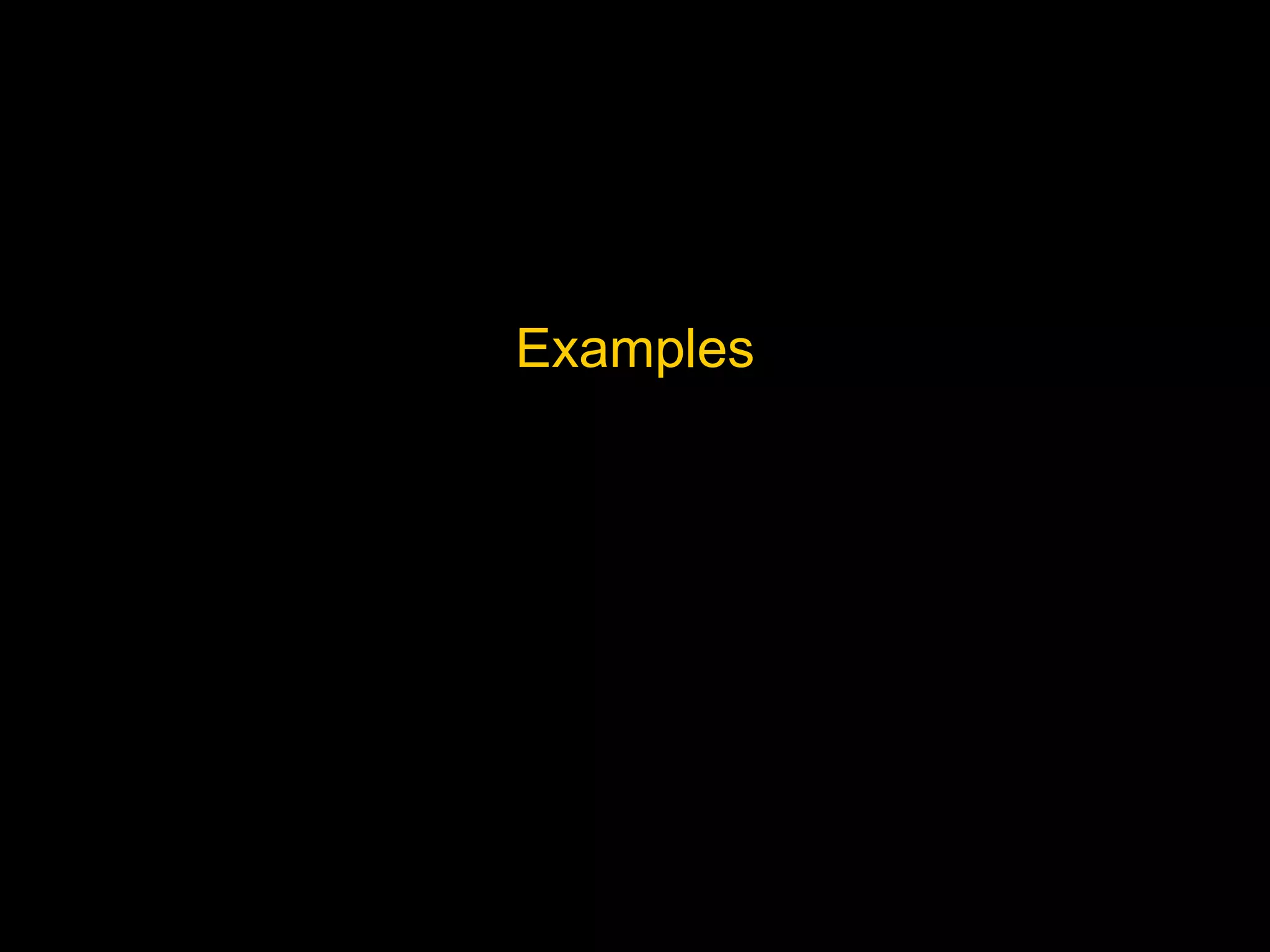 Examples