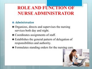Organizing Nursing Services