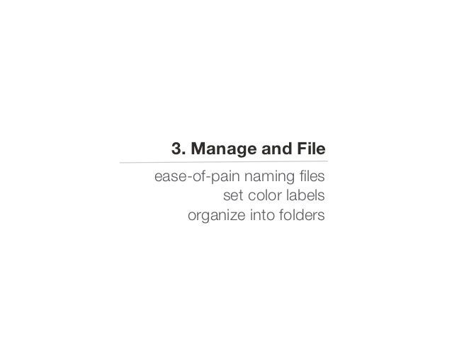 How to organize a research paper