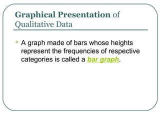 Qualitative Graphs Definition Math Organizing-Qualitative-and-Quanti.-data | PPT