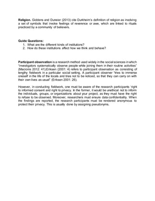 Organizing society | DOCX