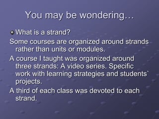 Organizing a Language Course | PPTX