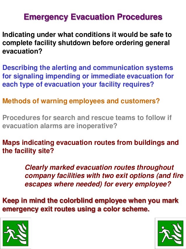 emergency action plan