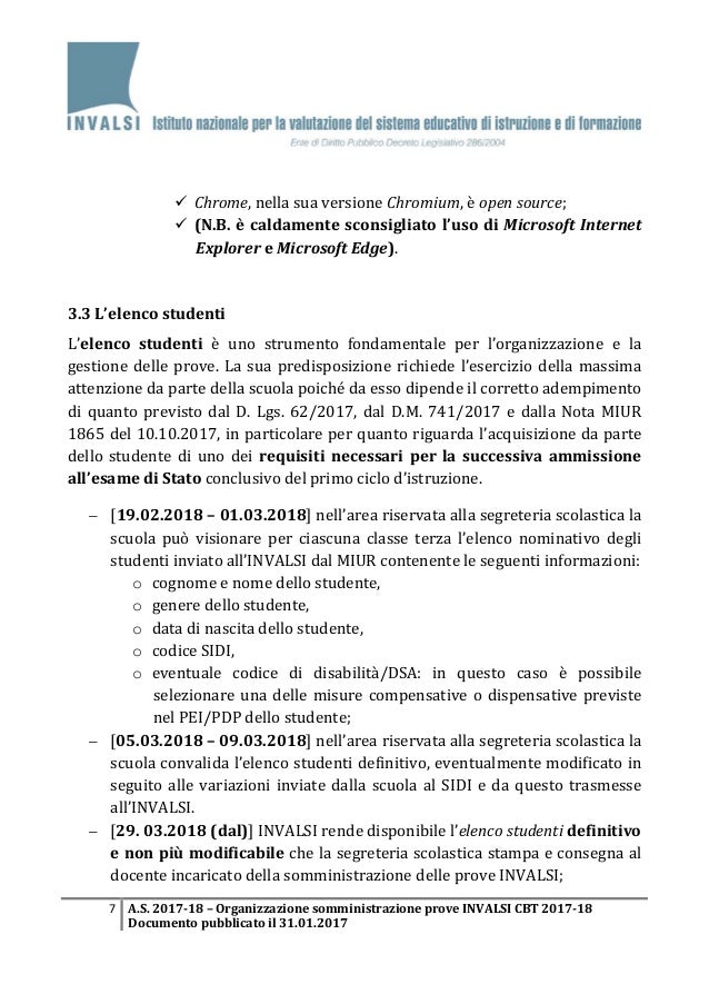 SCARICA DIAGNOSTIC TOOL INVALSI