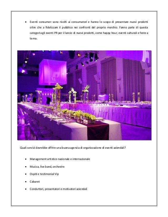Organizzazione Eventi Aziendali
