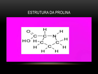 ESTRUTURA DA PROLINA
 