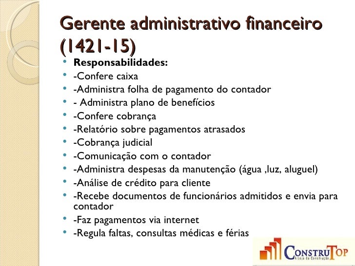 Exemplo de relatório administrativo