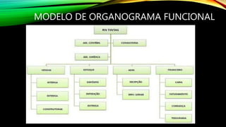 MODELO DE ORGANOGRAMA FUNCIONAL
 