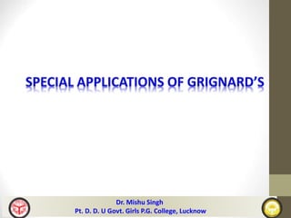 Dr. Mishu Singh
Pt. D. D. U Govt. Girls P.G. College, Lucknow
 