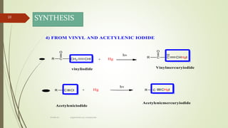 SYNTHESIS
10
rimsha b.r organomercury compounds
 