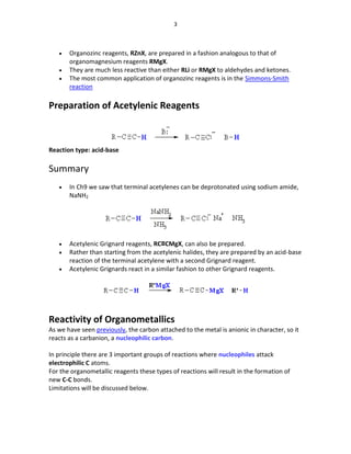 Organometallic Compounds