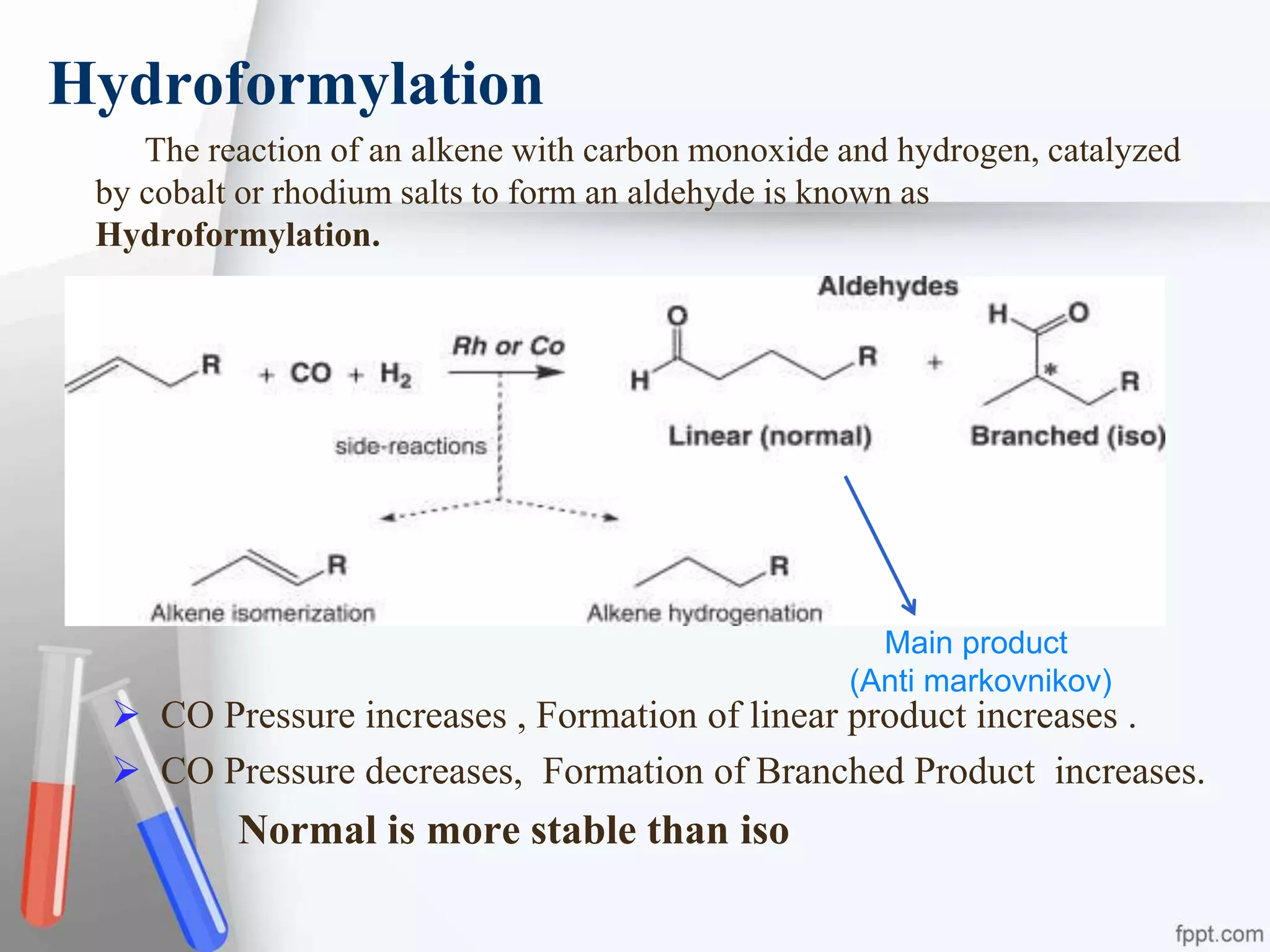 Hydroformylation Example Hrdroformylation | PPT