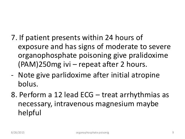 antidote for organophosphate poisoning antidote for organophosphate poisoning