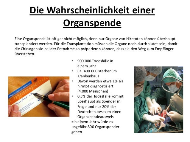 Pro- Und Contra Organspende Pdf Organspende
